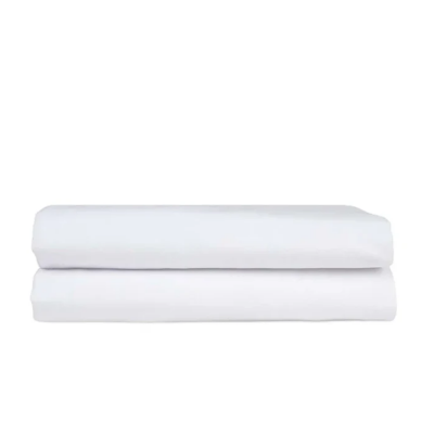 Drap housse blanc ou bleu clair usage unique 