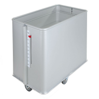 Table de travail professionnelle en inox avec tiroirs double face et roulettes Table de travail professionnelle en inox avec tiroirs double face et roulettes