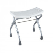 Tabouret de douche pliant – aluminium, réglable en hauteur Tabouret de douche pliant – aluminium, réglable en hauteur