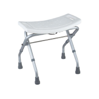 Tabouret de douche pliant – aluminium, réglable en hauteur Tabouret de douche pliant – aluminium, réglable en hauteur