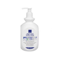 Shampooing pour les cheveux et le corps ABENA, 500 ml