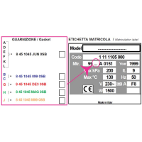 Joint pour H100 avec numéro serial A,D,E,F,K,L Joint pour H100 avec numéro serial A,D,E,F,K,L