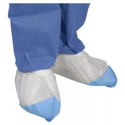 Sur-chaussure blanche / bleue anti-dérapante Sur-chaussure blanche / bleue anti-dérapante