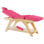 Table de massage à hauteur fixe en bois 