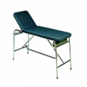 Divan fixe avec bâti chromé et sellerie plate Divan fixe avec bâti chromé et sellerie plate