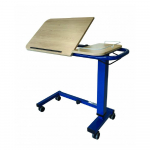 Table à double plateau réglable en hauteur avec piètement en "U"