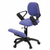 Chaise ergonomique avec  accoudoirs Ecopostural