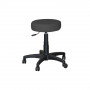 Tabouret à roulettes réglable en similicuir. Tabouret à roulettes réglable en similicuir.
