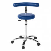 Tabouret circulaire avec base en aluminium et accoudoir multifonction ECOPOSTURAL