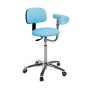 Tabouret de soins avec accoudoirs