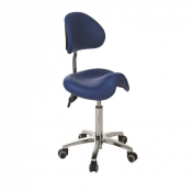 Tabouret Derby avec base en aluminium