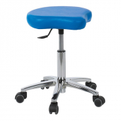Tabouret pivotant Ecopostural avec base chromée