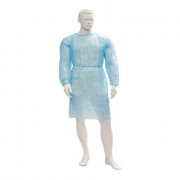 Blouse à poignets élastiques non stérile