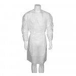 Blouse pour visiteurs avec poignets élastiqués