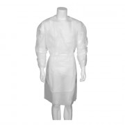 Blouse pour visiteurs avec poignets élastiqués