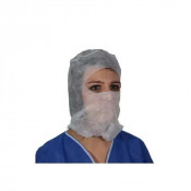 Cagoule PP Blanche Type HEAUME