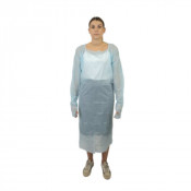 Tablier hygiène Blouse Anti-Projection CPE - 35 µm - 119 x 128 cm - Bleu Tablier hygiène Blouse Anti-Projection CPE - 35 µm - 119 x 128 cm - Bleu