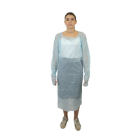 Tablier hygiène Blouse Anti-Projection CPE - 35 µm - 119 x 128 cm - Bleu Tablier hygiène Blouse Anti-Projection CPE - 35 µm - 119 x 128 cm - Bleu